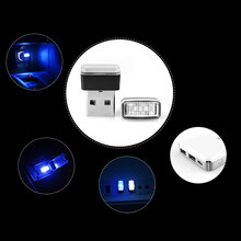 Car-Styling USB LED Atmosphere Lights Decorative Lamp for Ford Focus Kuga Fiesta Ecosport Mondeo Escape Explorer Edge Mustang 2024 - buy cheap