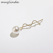 Simulated Pearls Rhinestone Twist Hair Clip Simple Minimalist Ladies Hair Pin Jewelry Hair Accessories 2024 - buy cheap