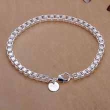 H172 Wholesale Silver Plated Bracelet, Shinning Fashion Jewelry Box Bracelet /aglaixsa Ayrajpya 2024 - buy cheap