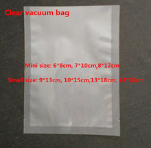 100pcs/lot-7size Small PE Clear Plastic Heat Seal Plain Pocket Vacuum Pouch Snack Nuts Sugar Seal Bag Food Packing Bag 2024 - buy cheap