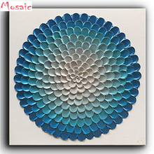 Полностью квадратная/круглая Алмазная вышивка DIY Алмазная Картина Набор крестиков абстрактные синие цветы 5D рукоделие Алмазная мозаика 2024 - купить недорого