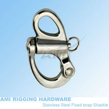 66mm,Snap Shackle Fixed Eye Stainless Steel 316 Marine Boat Rigging Hardware 2024 - buy cheap