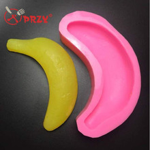 DIY Handmade soap molds Craft Art Silicone Soap mold Fruit Banana candle molds sugar craft tools silicone mold chocolate mould 2024 - buy cheap