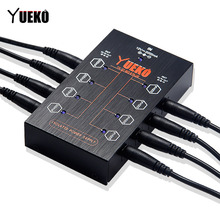 Yueko YK-21 iso8 plus isolado fonte de alimentação para guitarra pedal efeito 8 pçs cabos dc mais 1y cabo acessórios guitarra 2024 - compre barato