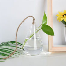 Hanging Glass Ball Vase Flower Plant Pot Terrarium Container Party Wedding Decor New Hanging Flower Pot Glass Ball Vase 2024 - buy cheap