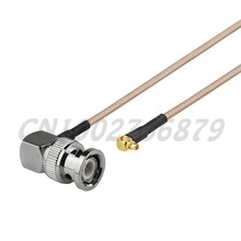 20 см RF BNC штекер прямоугольный к MMCX штекер прямоугольный ОТРЕЗОК кабеля RG316 2024 - купить недорого