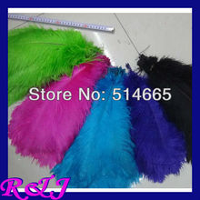EMS Free shipping Cheap ostrich feather 100pcs 14-16 inches 35-40cm mix 2 color Ostrich plumage ostrich plume 2024 - buy cheap