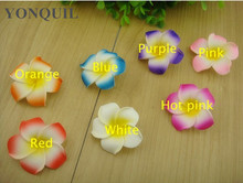 4.5CM 7Colors Foam  Plumeria Flower Frangipani Flower Hairclips/Bridal Hairclips/Wedding Headwear,50 Pcs/Lot 2024 - buy cheap