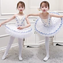 Child Ballet Dance Dress for Stage Girl Swan Lake Ballet Tutu Dancewear for Party Kids Ballerine Dance Costume for Performance 2024 - buy cheap