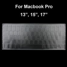 Для Macbook Pro мягкая прозрачная клавиатура из ТПУ Защитная крышка, XSKN Высококачественная кристальная Крышка для Pro 13 дюймов, pro 15, pro 17 2024 - купить недорого