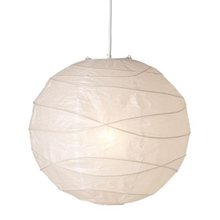 Brand New Hanging lampshade, white, paper, 45 x 45 x 45 cm 2024 - buy cheap
