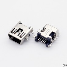 Mini conector de soquete pcb, 2 a 10 peças usb tipo b fêmea 5 pinos smt smd shen 2024 - compre barato