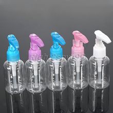 5Pcs 50ML Perfume Bottle Refillable Shampoo Lotion Liquid Cosmetic Plastic Pressure Mouth Point Spray Pump Bottles Random Colors 2024 - buy cheap