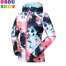 GSOU SNOW outdoor women's Soft shell Waterproof windproof keep warm Breathable Jacket Windbreaker Hunting Cycling Skiing coat 2024 - buy cheap