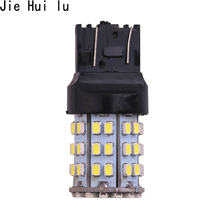 Стоп-сигнал Автомобильный T20 7443 3020 W21/5W, 64 SMD, 12 В, 1 шт. 2024 - купить недорого