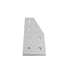 Tira de conexão de placa de canto, ângulo de suporte 6/7 buraco tipo l 3060/4080 de 90 graus, placa de articulação para perfil de alumínio 2024 - compre barato