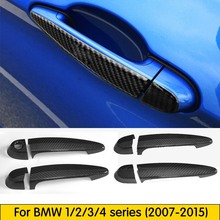 Manija de puerta de fibra de carbono, cubierta para BMW serie 1/2/3/4, E87, F20, F21, F22, F23, E90, E92, E93, F30, F35, F33, F36, 4 puertas, 2007-2015 2024 - compra barato