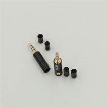 Высококачественный 4-контактный разъем для наушников 3,5 мм, 2 шт., разъем для аудиоразъема стерео, адаптер для кабеля 4 мм 2024 - купить недорого