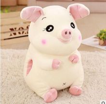 Nuevo estilo alrededor de 40 cm amor cerdo de peluche de juguete de dibujos animados cerdo muy suave algodón calentador de mano muñeca suave regalo de Navidad b1988 2024 - compra barato