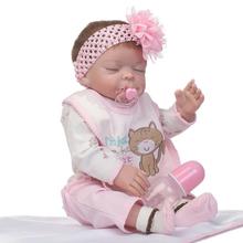 20" Full Silicone Reborn Girl Baby Doll Toy Lifelike handmade modeling infant dolls baby 50cm play house bonecas for sale 2024 - buy cheap