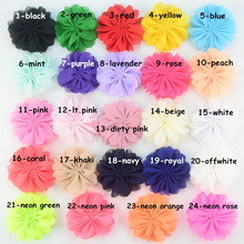 30 pcs/lot, You Pick Colors , 2.75" chiffon Ballerina Flowers- DIY fabric flower, wholesale flowers 2024 - buy cheap