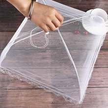 1pc Kitchen Folded Mesh Food Cover Anti Fly Mosquito Umbrella Hygiene Grid Style Food Dish Cover BBQ Picnic Kitchenware 2024 - buy cheap