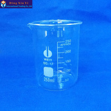 (4pieces/lot)Glass beaker 250ml,Lab Supplies,Lab beaker,Good quality beaker,High boron material 2024 - buy cheap