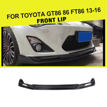 Estilo de coche de fibra de carbono/FRP Racing, parachoques delantero de coche, alerón de la barbilla para Toyota GT86 86 FT86 2013 - 2016 2024 - compra barato