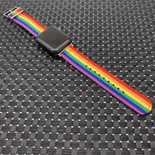 Rainbow Flag Style Nylon Strap for Apple Watch Sport Band 38mm 42mm for Apple iWatch 40mm 44mm Series 1 2 3 4 Nylon Sport Strap 2024 - buy cheap
