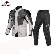 LYSCHY Oxford Cloth Motorcycle Jacket Pants Suit Waterproof Moto Jacket Riding Motorbike Jacket Men Motorcycle Protection inner 2024 - buy cheap