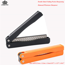 Top Selling Double Sized Portable Folding Pocket Sharpener Premium Diamond Knife Sharpening Stone Outdoor Kitchen repair tools 2024 - buy cheap