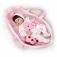 Boneca bebê reborn, de silicone, 55cm, para crianças, recém-nascidas, princesa, bebês, meninas, brinquedo, presente de aniversário 2024 - compre barato
