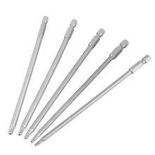 5 Pcs 150mm 1/4"Screwdriver Bits Set Hex Shank T10-T30 Magnetic Security Star BST Screwdriver Bits Kit 2024 - buy cheap