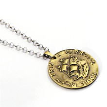 Julie Game Souvenir Mysterious Sea Area Uncharted Coin Pendant Necklace Link Chain Necklaces Gift Men Women Jewelry Accessories 2024 - buy cheap