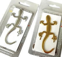 Gecko Car Motorcycle Logo Emblem Badge 3D Car Stickers Cars Decoration Safety Good Luck 2024 - buy cheap