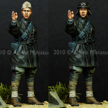 1/35 WW2 Italian AFV Crew with 2 different heads Resin kit soldiers GK Scene combination Uncoated No colour 2024 - buy cheap