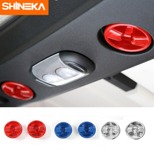 SHINEKA Interior Mouldings Car Roof Top Knob Switch Button Decoration Cover Stickers For Jeep Wrangler JK 2007-2017 Accessories 2024 - buy cheap