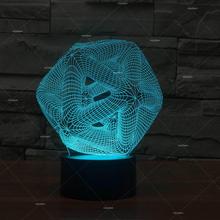 Creative Gift Novelty 3d Table Lamp For Bedroom Personality Usb Led Nightlight 3d Acrylic Touch Gradual Desk Lamp 2024 - buy cheap