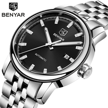 BENYAR Brand Men Fashion Automatic Military Watch Luxury Waterproof Stainless Steel Mechanical Wrist Watch Man Relogio Masculino 2024 - buy cheap