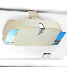 Universal parasol para coche gafas billete recibo Clip Almacenamiento de titular de gafas y tarjetas de soporte de coche-estilo 2024 - compra barato