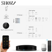 Controle remoto universal para smart tv, wi-fi, ir, rf, 433mhz, ar condicionado automático, controle por voz, google home, alexa 2024 - compre barato