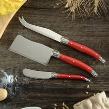 XYj 3 шт./компл. нож для нарезки сыра, нож для нарезки сыра из нержавеющей стали ножи для масла ABS Набор ручек кухонный инструмент для сыра Креативный дизайн 2024 - купить недорого