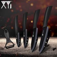 XYj Ceramic Kitchen Knives Set 3" Paring 4" Utility 5" Slicer 6" Chef + Peeler Fruit Zirconia Ceramic Blade Kitchen Knife Set 2024 - buy cheap