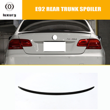 E92 M3 Fibra De Carbono Asa Traseira Spoiler para BMW 320i 325i 328i 330i 335i Coupe E92 320d 325d 330d 335d M3 2 Porta 2005-2011 2024 - compre barato