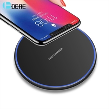 Dcae-carregador sem fio 15w qi, plataforma de carregamento rápido para samsung s9, s10, iphone 11 pro, x, xs max, xr, 8, xiaomi mi 9, huawei p30 pro, 10w 2024 - compre barato