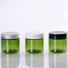 50G Cosmetic Container Green Plastic Facial Cream Bottle Eye Cream Jar with Inner Pad Screw Cap Hand Wax Refillable Bottle 2024 - buy cheap