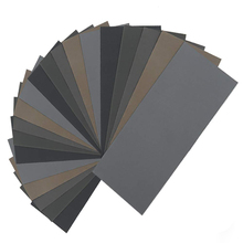 20Pcs Wet Dry Sandpaper, High Grit 1000/2000/3000/5000/7000 Sandpaper Sheets Assortment For Wood Metal Polishing Automotive Sa 2024 - buy cheap