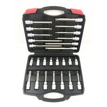 26pcs 1/2" DR Extra Long Spline Bit Sockets Set 12 Angles Torx Screwdriver Drill Socket Bits Adapter Converter High Quality Bit 2024 - buy cheap