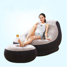 Portable Lazy Inflatable Sofa Recliner Foldable Single Sofa Lunch Break Bed Multi-function Inflatable Sofa With Inflator 1PC 2024 - buy cheap