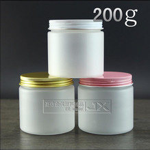 200g/ml White Frosted Plastic Empay Bottle Jar Retail Originales Refillable Cosmetic Cream Butter Honey Packaging Containers 2024 - buy cheap